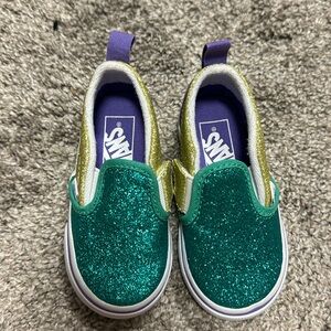Toddler glitter Vans